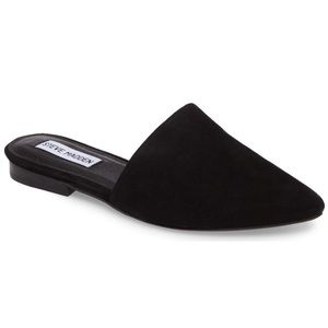 Steve Madden suede slides